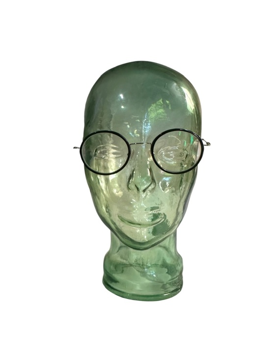 Vintage POLICE 2388 Round Frames Glasses Black Silver Metal Frame 49 20 Unisex main image 9